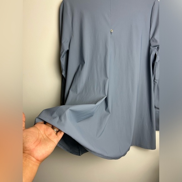 Marla Wynne nylon Spandex Stretchy Outdoor Hiking Button down Top blouse size S - Picture 6 of 10